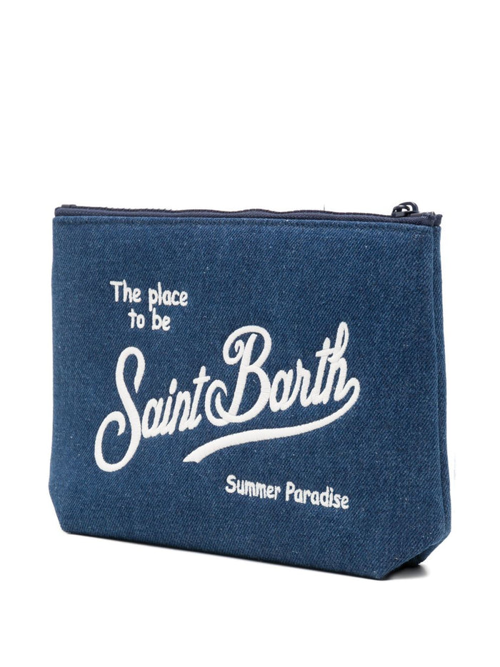 Mc2 Saint Barth Men's Blue Clutch Bag 3
