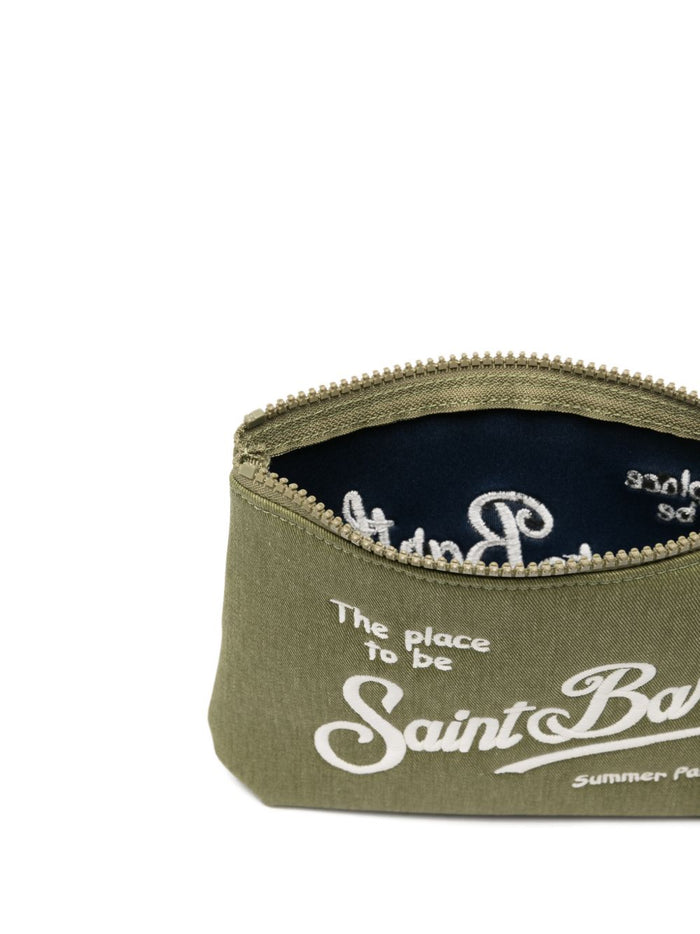 Mc2 Saint Barth Pochette Aline Denim Uomo Verde 2