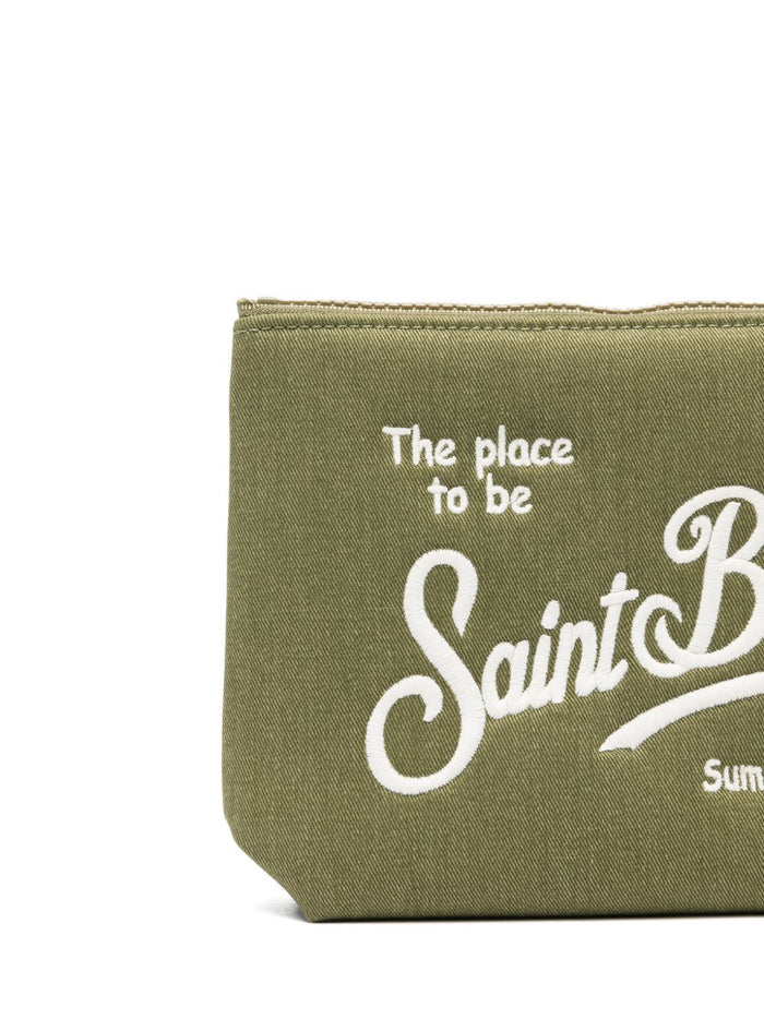 Mc2 Saint Barth Pochette Aline Denim Uomo Verde 4