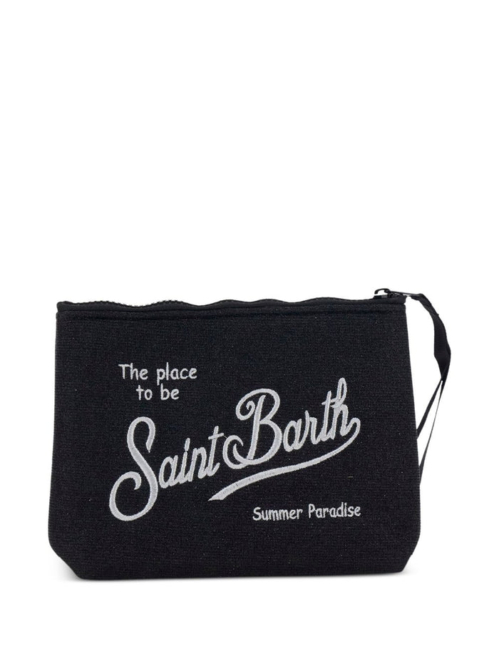 Mc2 Saint Barth Pochette Aline Lurex Donna Nero 2