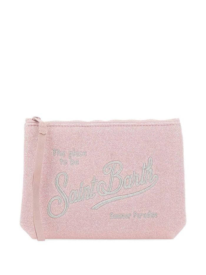 Mc2 Saint Barth Pochette Aline Lurex Donna Rosa 1