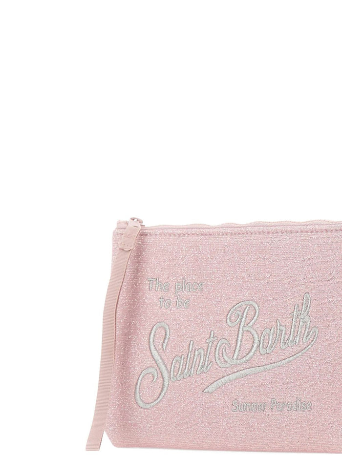 Mc2 Saint Barth Pochette Aline Lurex Donna Rosa 4