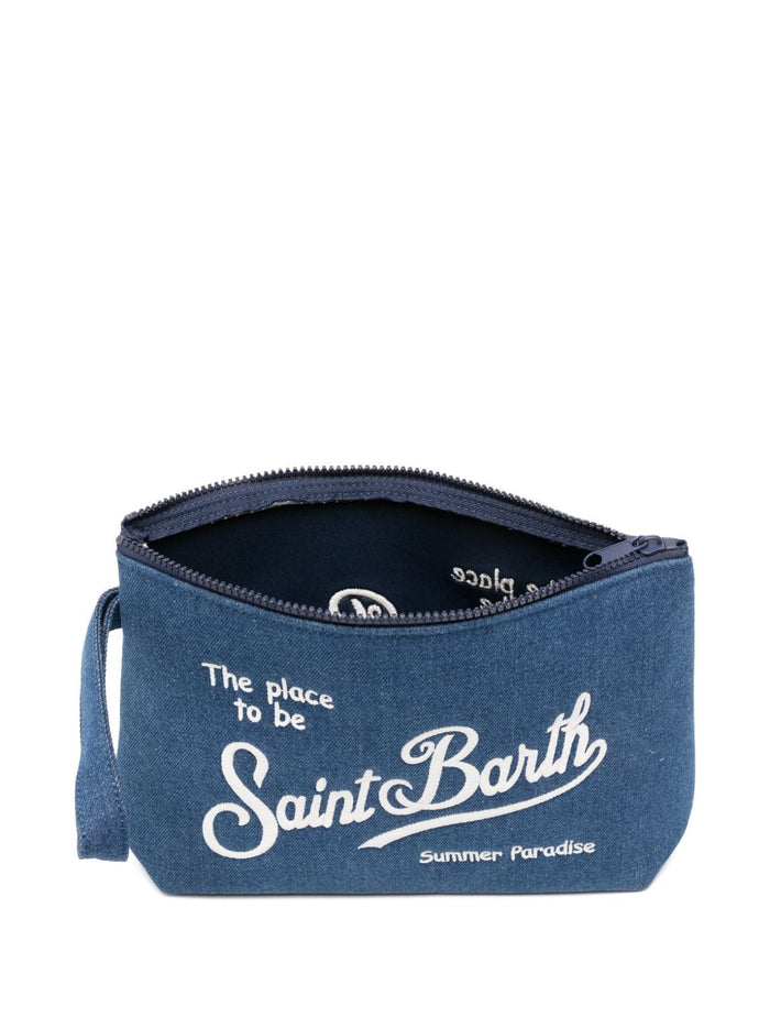 Mc2 Saint Barth Pochette Aline Denim Uomo Blu 2