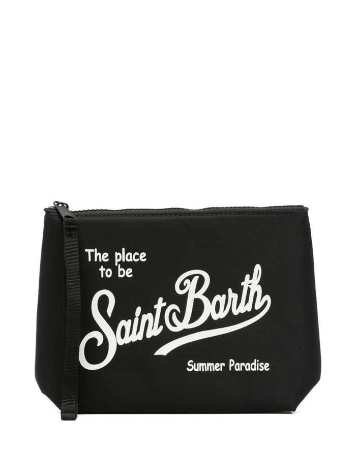 Mc2 Saint Barth Aline Nylon Unisex Clutch Black 1