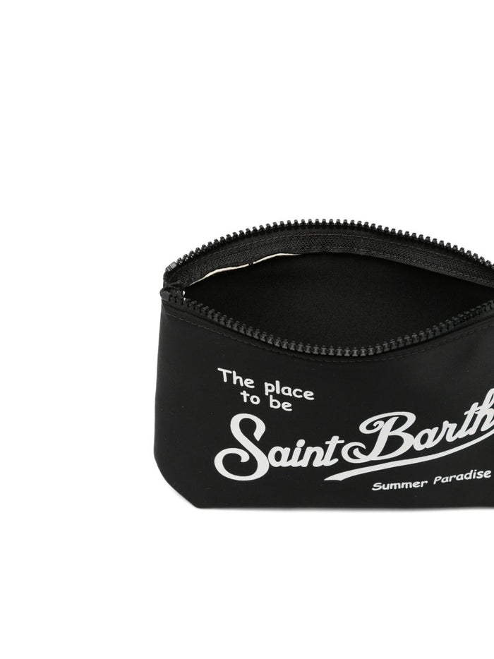 Mc2 Saint Barth Aline Nylon Unisex Clutch Black 2