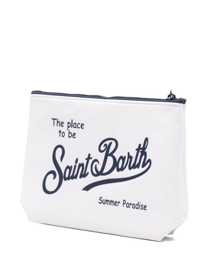 Mc2 Saint Barth Pochette Aline Nylon Unisex Bianco 2