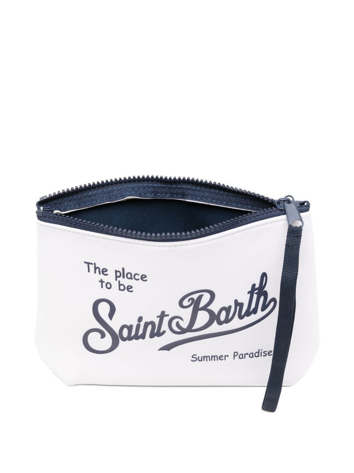 Mc2 Saint Barth Pochette Aline Nylon Unisex Bianco 3