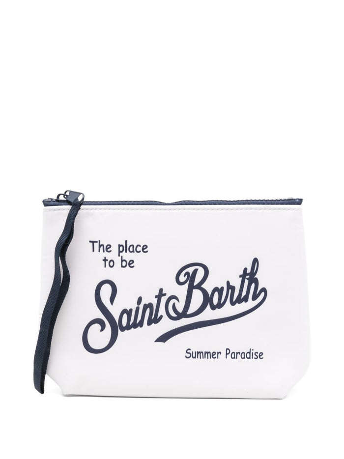 Mc2 Saint Barth Pochette Aline Nylon Unisex Bianco 1