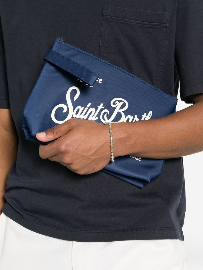 Mc2 Saint Barth Men's Blue Clutch Bag 3