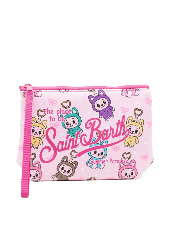 Mc2 Saint Barth Pochette Aline Cartoon Unisex Rosa 1
