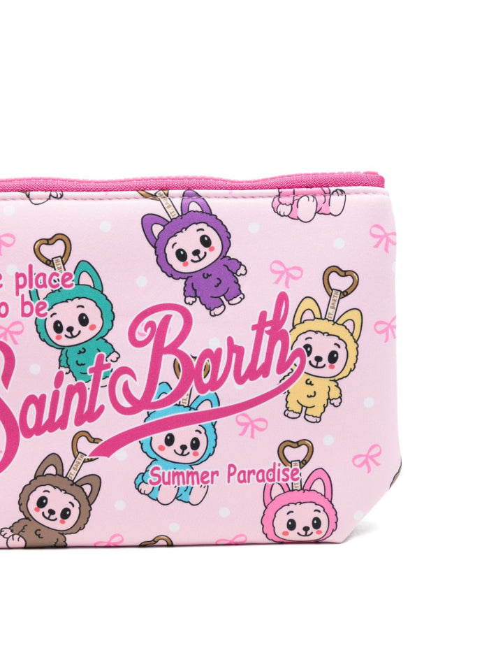 Mc2 Saint Barth Pochette Aline Cartoon Unisex Rosa 3