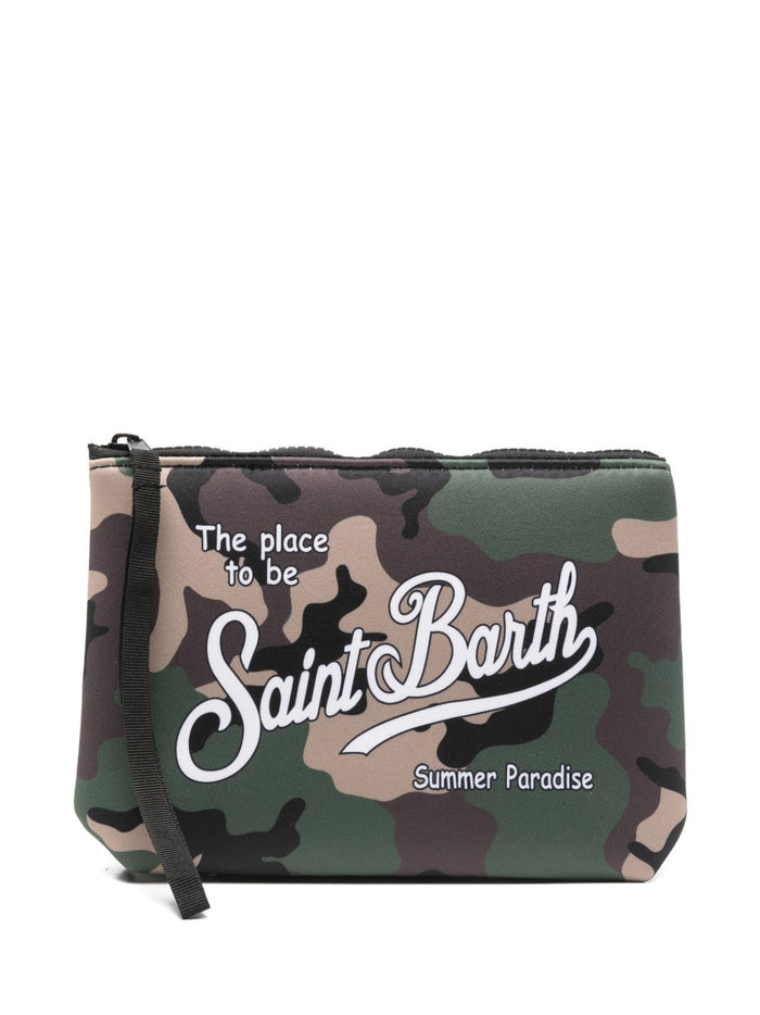 Mc2 Saint Barth Pochette Aline Camouflage Unisex Verde 1