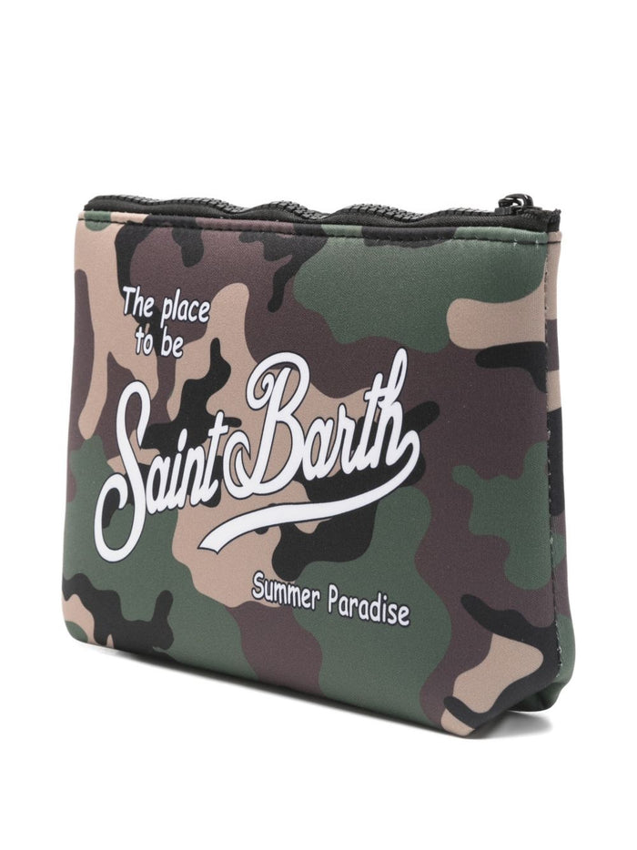Mc2 Saint Barth Pochette Aline Camouflage Unisex Verde 2