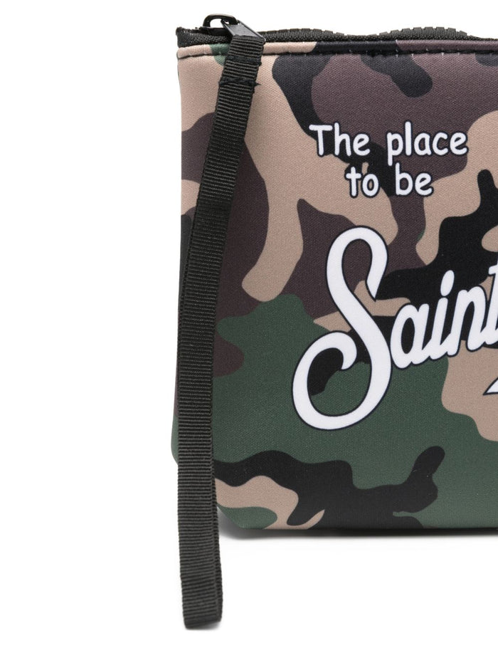 Mc2 Saint Barth Pochette Aline Camouflage Unisex Verde 4