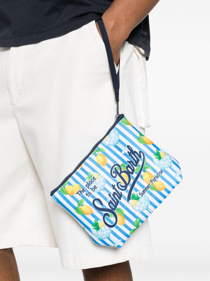 Mc2 Saint Barth Gin Tonic Lemon Stripes Pouch 17 Unisex 2