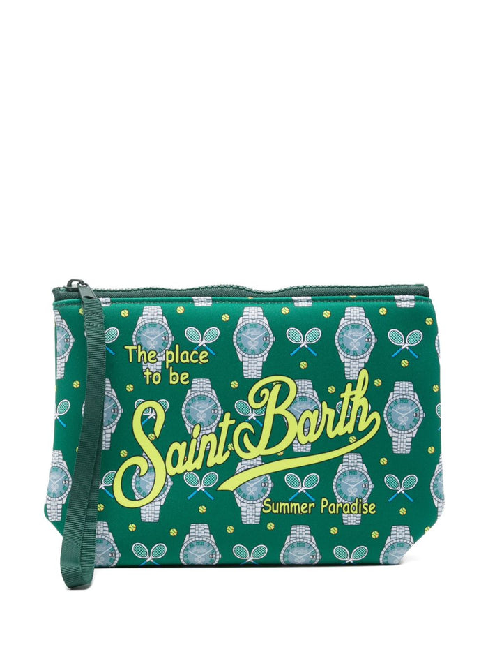 Mc2 Saint Barth Tennis Clock 51 Unisex Pouch 1