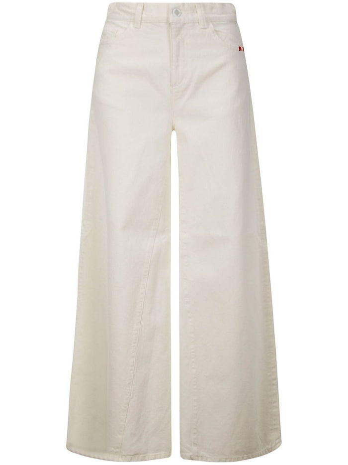 Amish Jeans Bianco Donna 1