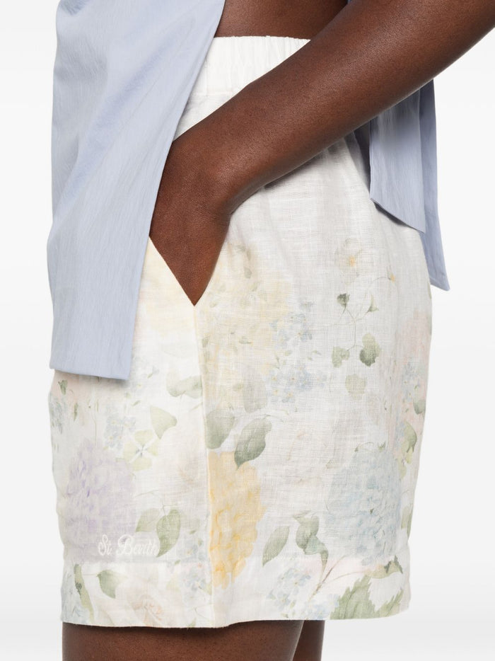 Mc2 Saint Barth Short Amani Donna Off White 3
