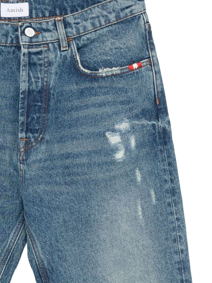 Amish Herren Blue Jeans 2