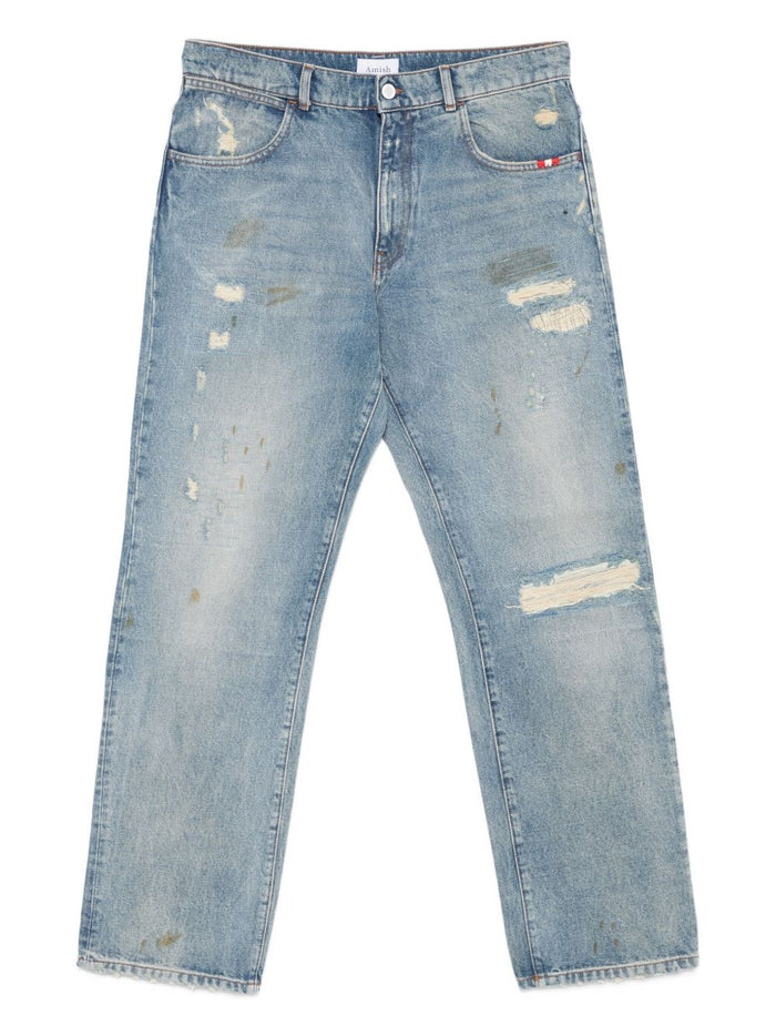 Amish Jeans Blu Uomo 1