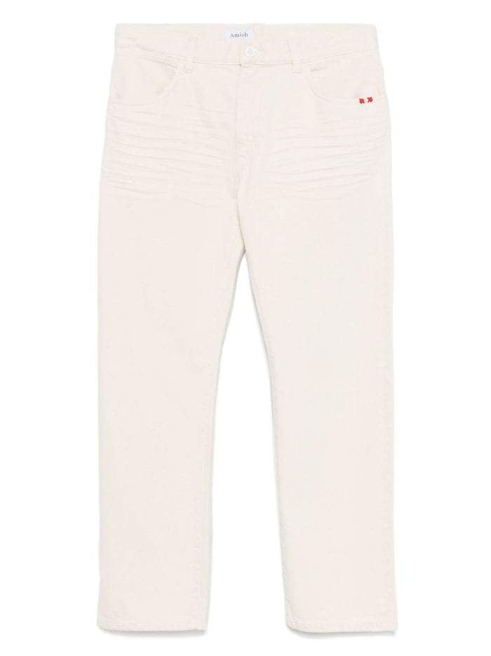 Amish Jeans Beige Uomo 1