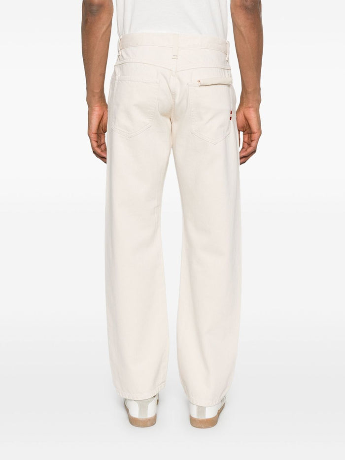 Amish Jeans Beige Uomo 4