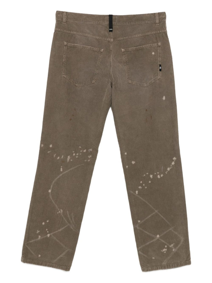 Amish Herren Braune Jeans 2