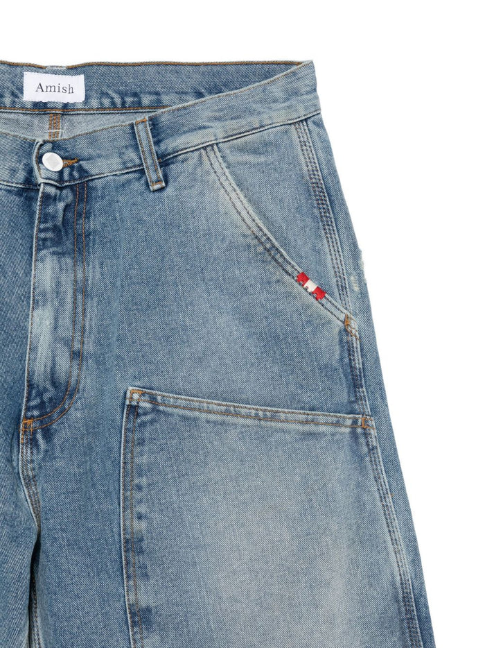 Amish Jeans Blu Uomo 3