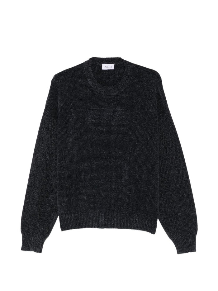 Amish Maglia Blu Uomo 1