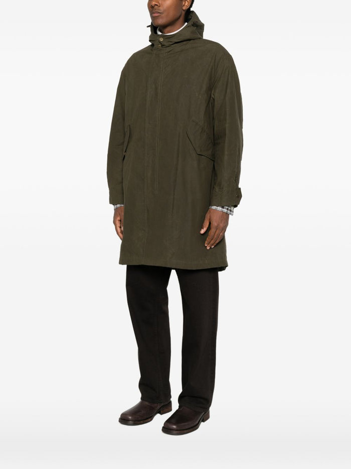 L'impermeabile Parka Verde Uomo 3