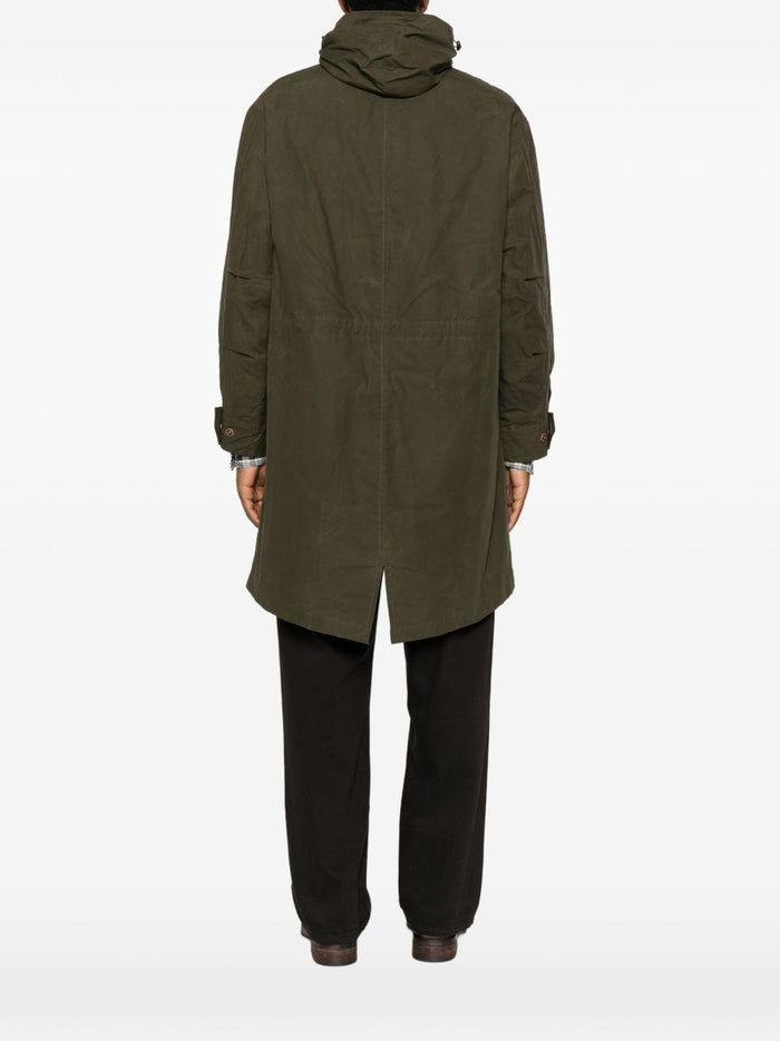 L'impermeabile Parka Verde Uomo 4