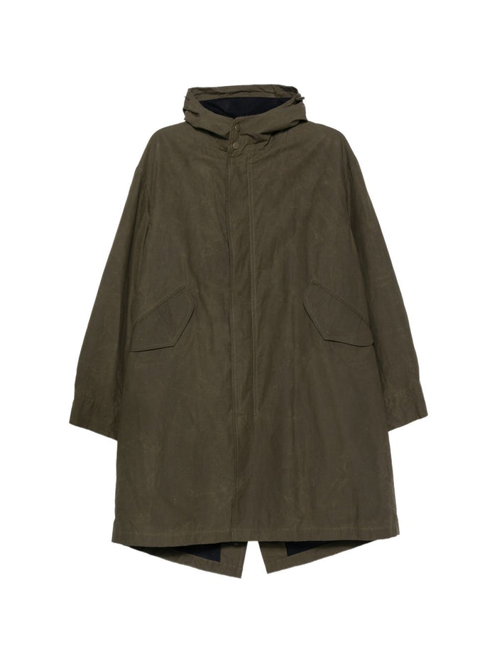 L'impermeabile Parka Verde Uomo 1