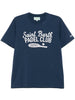 Mc2 Saint Barth T-shirt Blu Uomo Stampa Padel Club 1