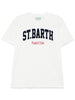 Mc2 Saint Barth T-shirt Bianco Uomo Stampa Padel Club 1