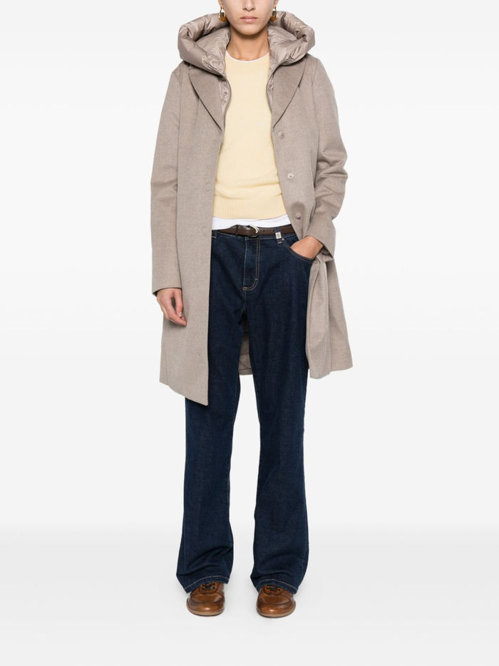 Duno Brauner Mantel Damen 5