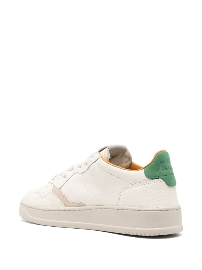 Autry Scarpa Uomo Bianco Verde Medalist Low 2