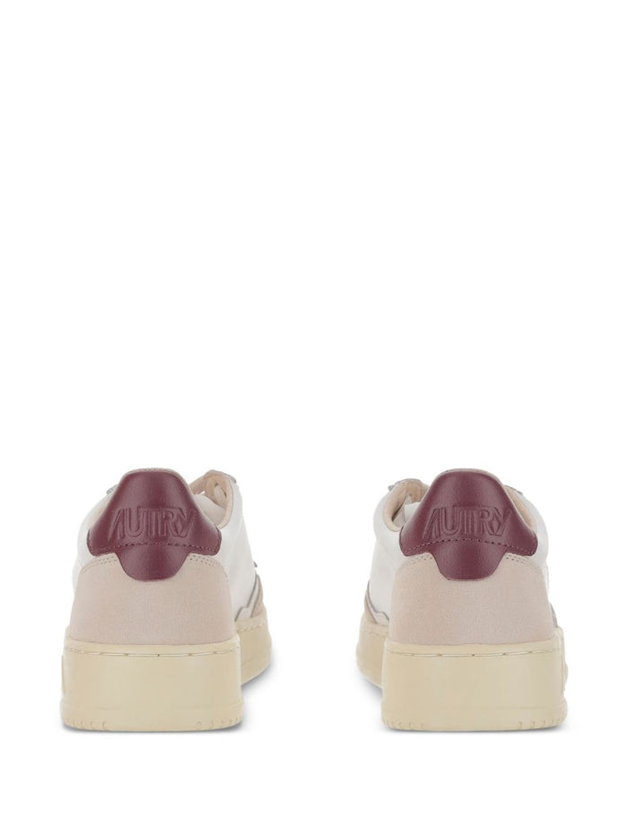Autry Medalist Uomo Scarpa Bianco-Bordeaux 5