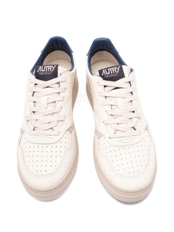 Autry Scarpa Beige-Blu Uomo Medalist 3