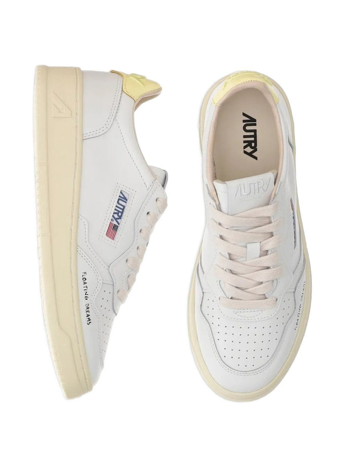 Autry Medalist Donna Sneakers Bianco/Limone 2