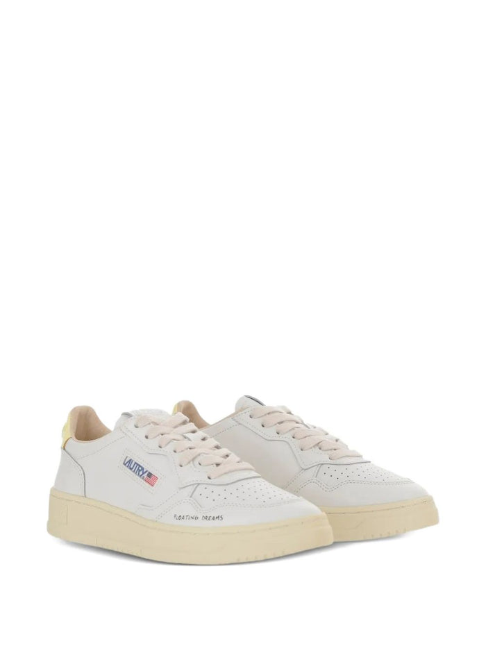 Autry Medalist Donna Sneakers Bianco/Limone 3