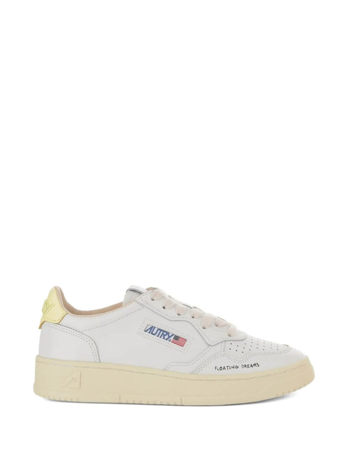 Autry Medalist Donna Sneakers Bianco/Limone 1