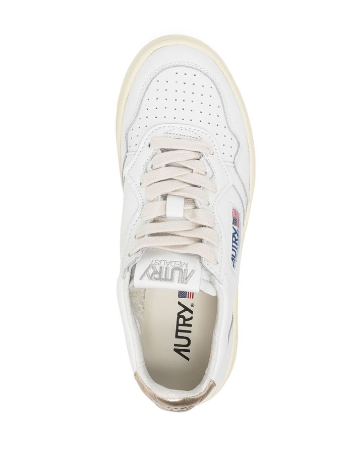 Autry Sneakers Oro Donna 2