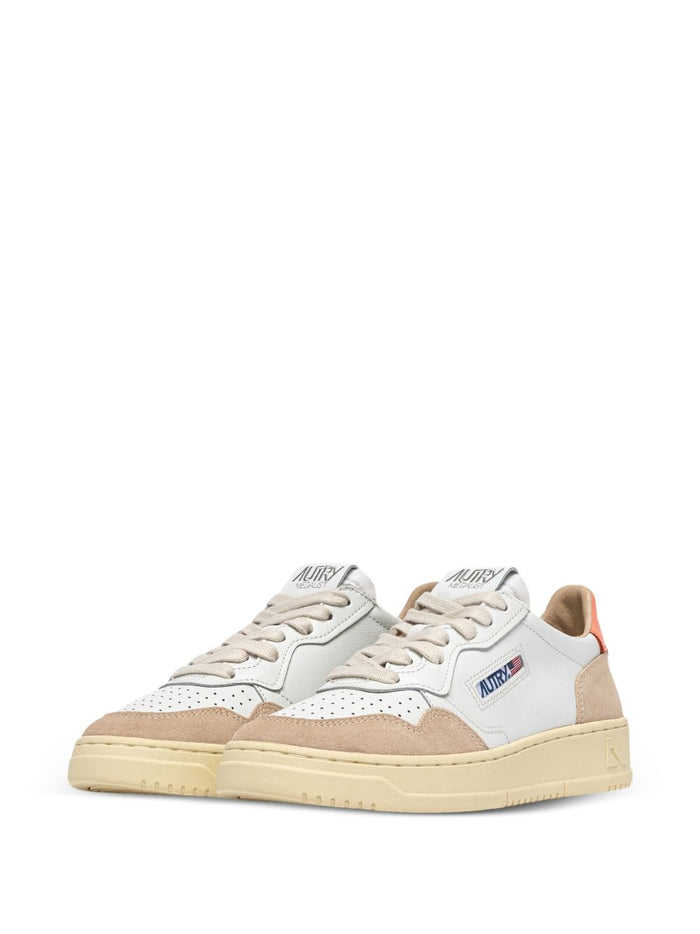 Autry Medalist Donna Sneakers Bianco/Beige/Arancione 2