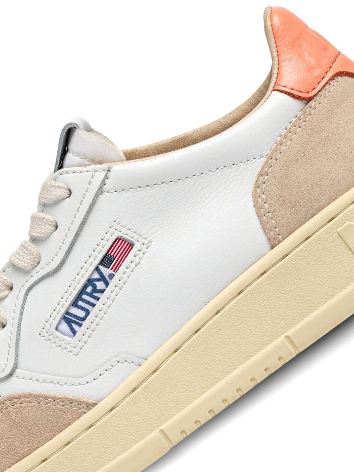 Autry Medalist Donna Sneakers Bianco/Beige/Arancione 4