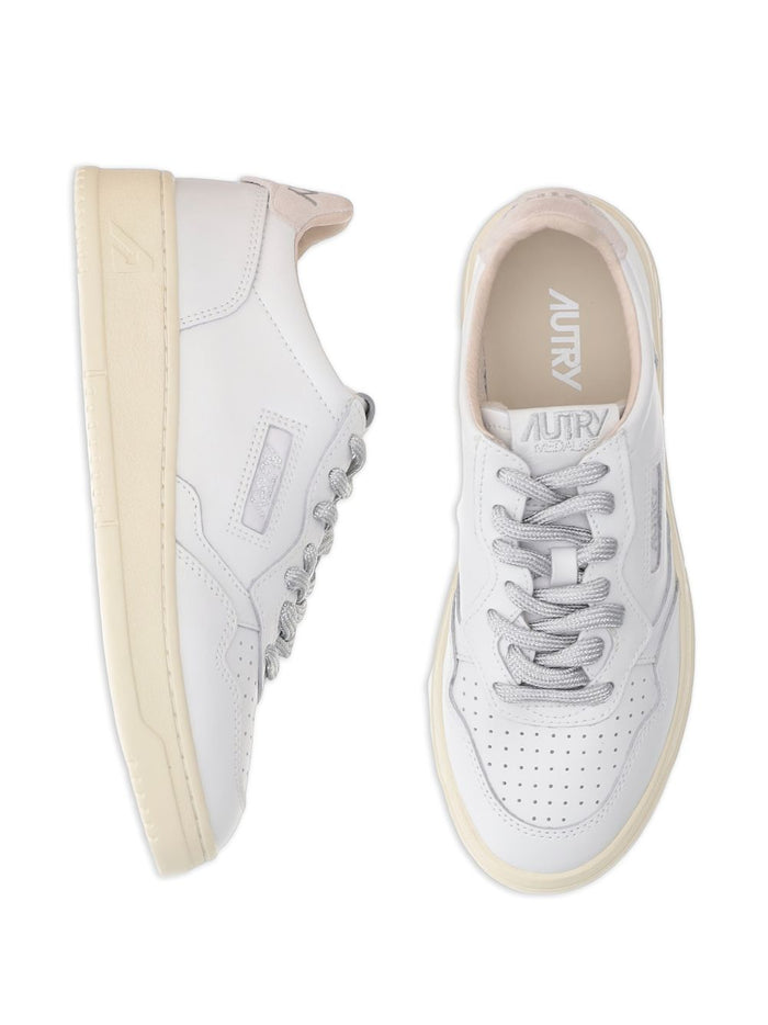 Autry Medalist Donna Sneakers Bianco/Argento 3
