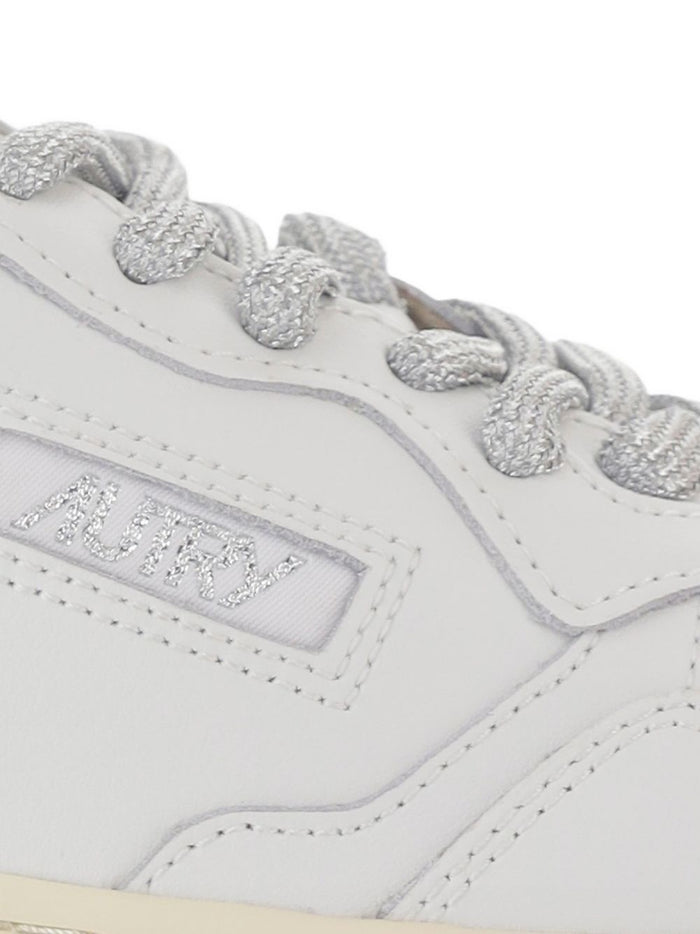 Autry Medalist Donna Sneakers Bianco/Argento 4
