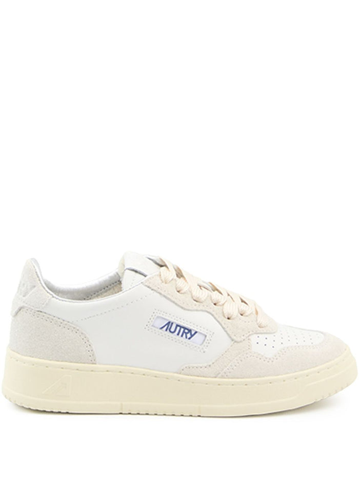 Autry Medalist Women's Shoe White-Beige 1