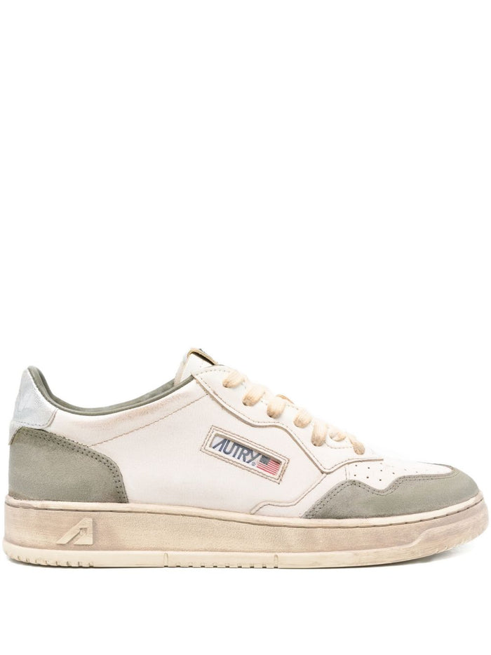 Autry Super Vintage Uomo Scarpa Bianco-Grigio 1