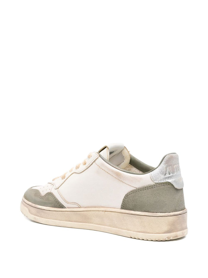 Autry Super Vintage Uomo Scarpa Bianco-Grigio 2