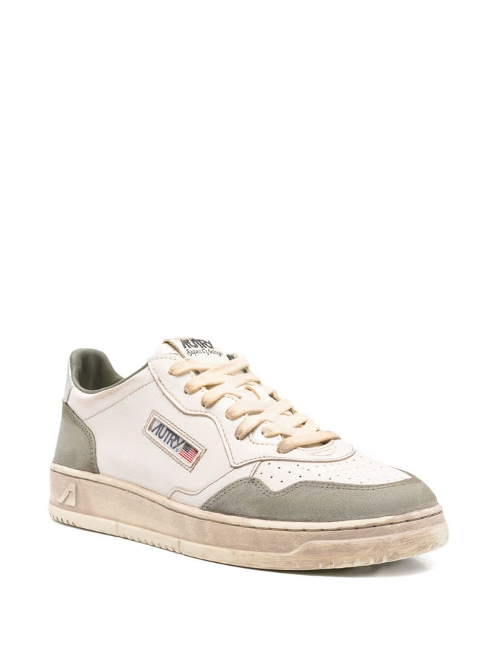Autry Super Vintage Uomo Scarpa Bianco-Grigio 3